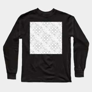 Endless Texture with Mustycal Cosmic Flowers Long Sleeve T-Shirt